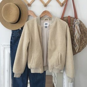 Comfy sherpa Sweater jacket